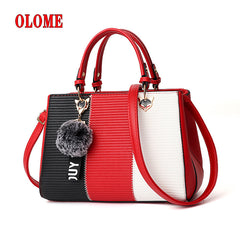 Brand Women Hairball Ornaments Totes Sequined Handbag Party Purse Ladies Messenger Crossbody Shoulder Bags Women Handbags - ULUXIA STORE