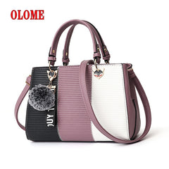 Brand Women Hairball Ornaments Totes Sequined Handbag Party Purse Ladies Messenger Crossbody Shoulder Bags Women Handbags - ULUXIA STORE