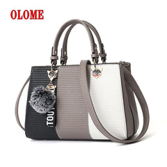 Brand Women Hairball Ornaments Totes Sequined Handbag Party Purse Ladies Messenger Crossbody Shoulder Bags Women Handbags - ULUXIA STORE